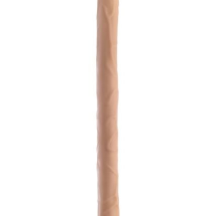 Довгий реалістичний фалоімітатор Blush Dr. Skin із присоскою, бежевий, 48 см.