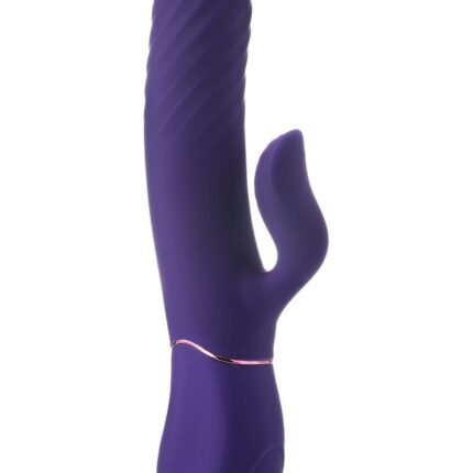 Подвійний вібратор-кролик Dream Toys Vibes of Love з функцією підігріву, фіолетовий