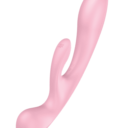 Подвійний вібратор кролик Satisfyer Triple Oh рожевий