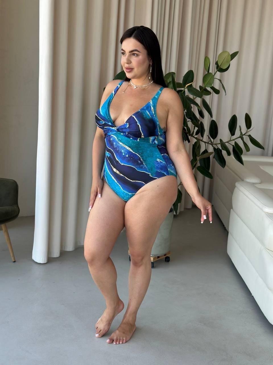 Купальник SW1552 Синій - Зображення 4