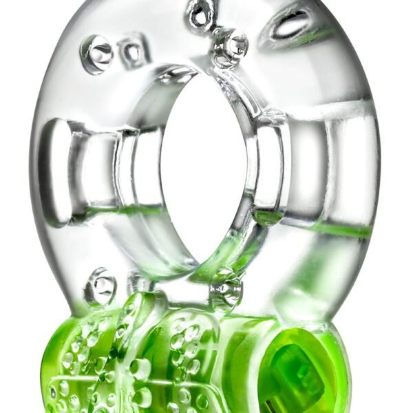 Ерекційне віброкільце PLAY WITH ME AROUSER VIBRATING C-RING GREEN