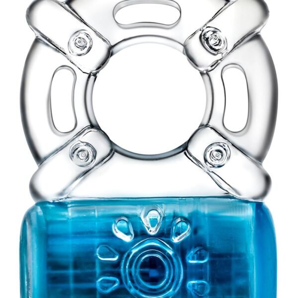 Ерекційне віброкільце PLAY WITH ME ONE NIGHT STAND VIBRATING C-RING BLUE