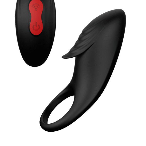Ерекційне віброкільце з пультом управління RINGS OF LOVE REMOTE COCKRING BLACK