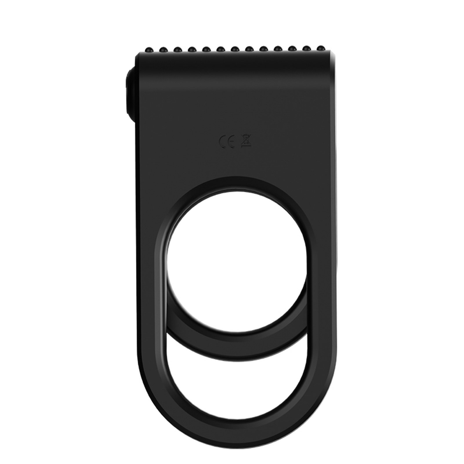 Ерекційне віброкільце Twins black - Зображення 4