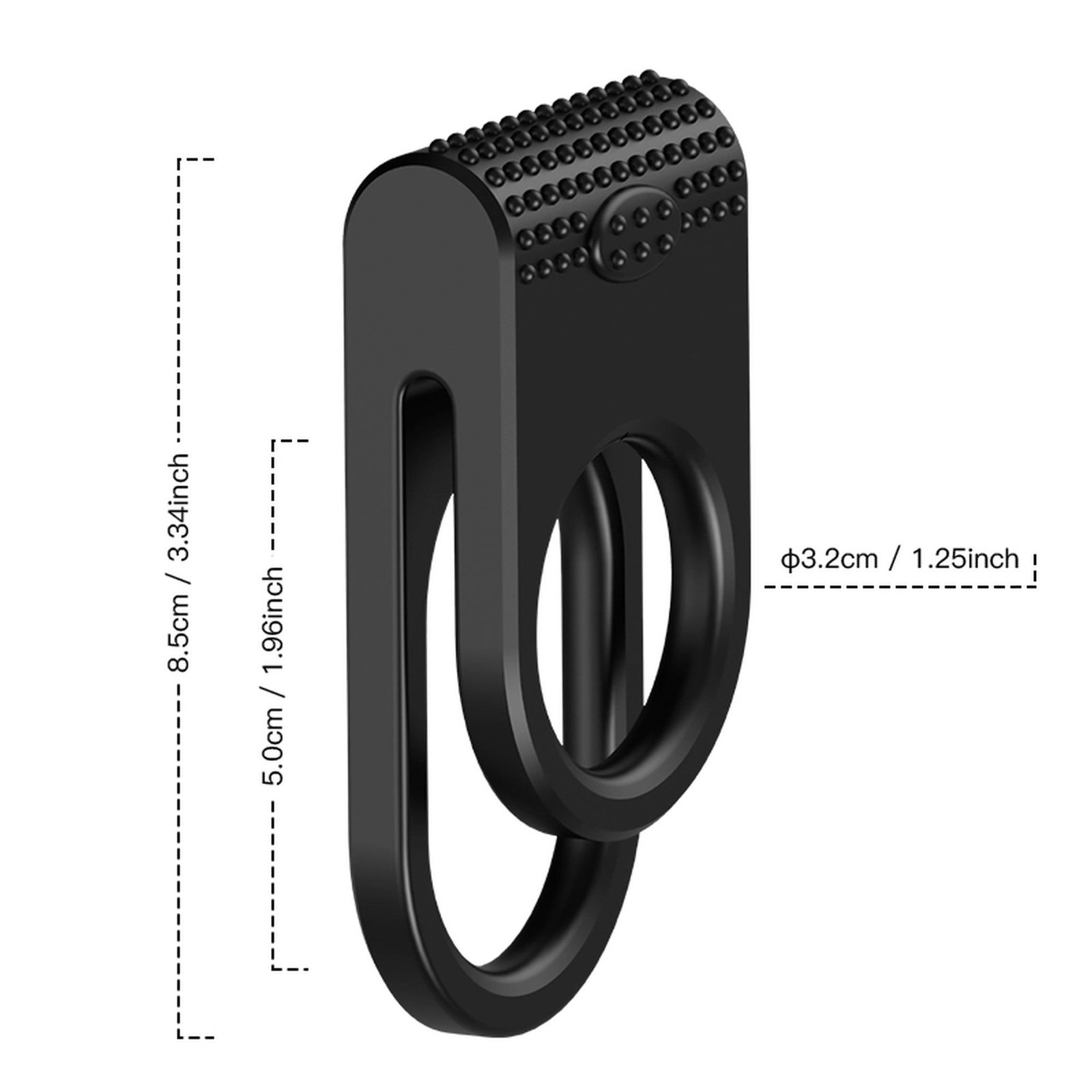 Ерекційне віброкільце Twins black - Зображення 2