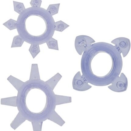 Кільця ерекційні Toy Joy Tickle C-Rings фіолетові, 3 шт.