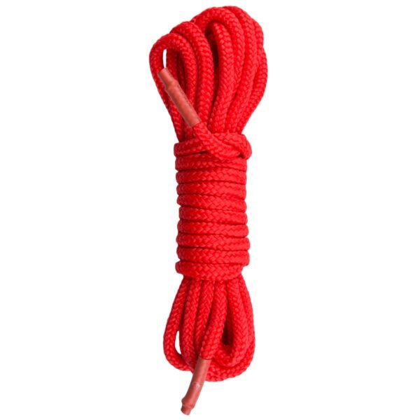 Бондажна мотузка Easytoys, нейлонова, червона, 5 м