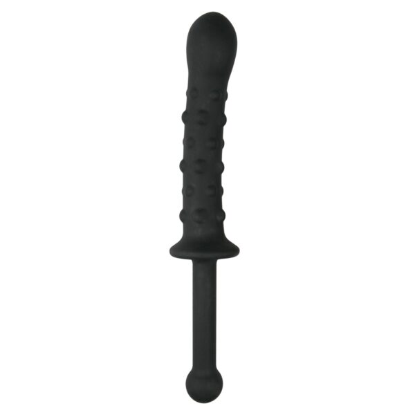 Фалоімітатор з ручкою The Handler Black, чорний, 25 см