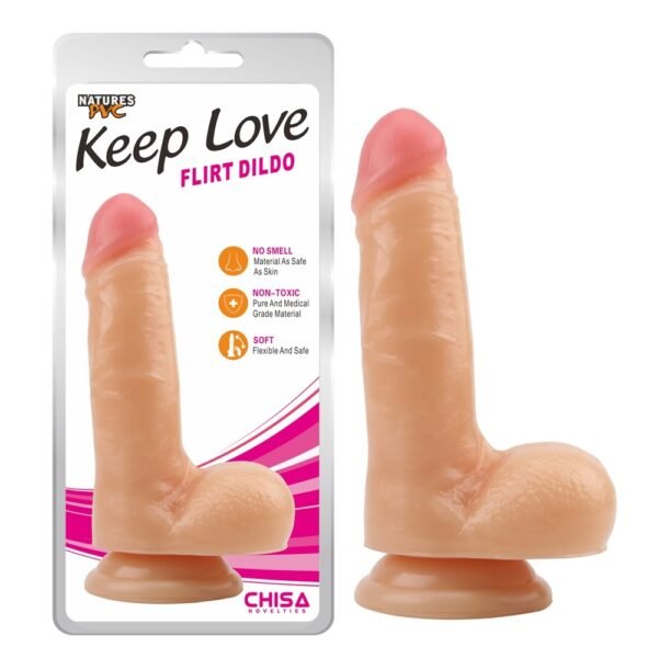 Фалоімітатор реалістичний Chisa Keep Love Flirt Dildo на присосці