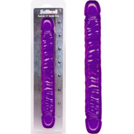 Фалоімітатор подвійний Seven Creations Lavender фіолетовий