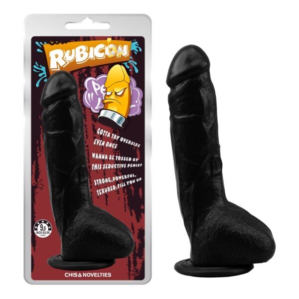 Фалоімітатор на присосці Chisa Rubicon "Brunet Trick Penis" 25 см, чорний
