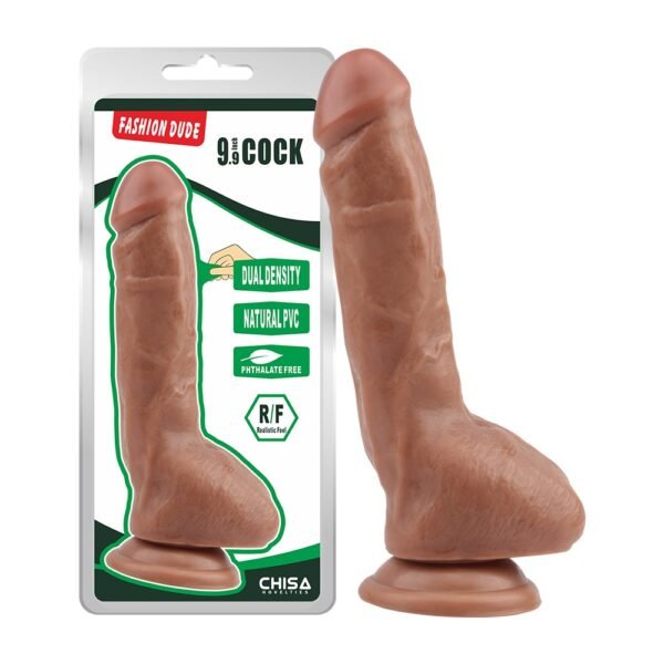 Фалоімітатор реалістичний CHISA Fashion Dude на присосці, бежевий