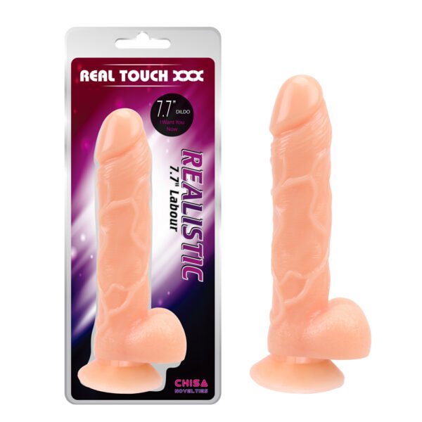 Фалоімітатор на присосці Chisa Real Touch XXX Realistic 7. 7, бежевий