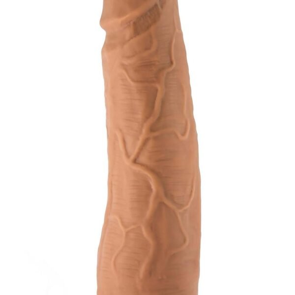 Фалоімітатор реалістичний з адаптером на присосці, 17,7 см