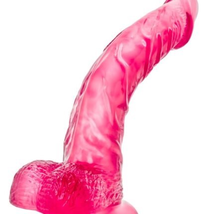 Фалоімітатор реалістичний з мошонкою Blush b Yours на присосці, рожевий