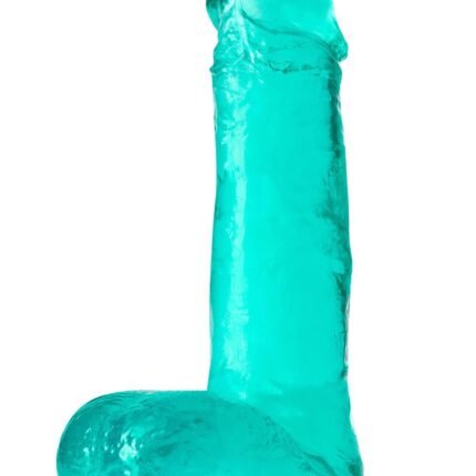 Фалоімітатор реалістичний Blush B Yours Plus Rock n Roll на присосці, бірюзовий