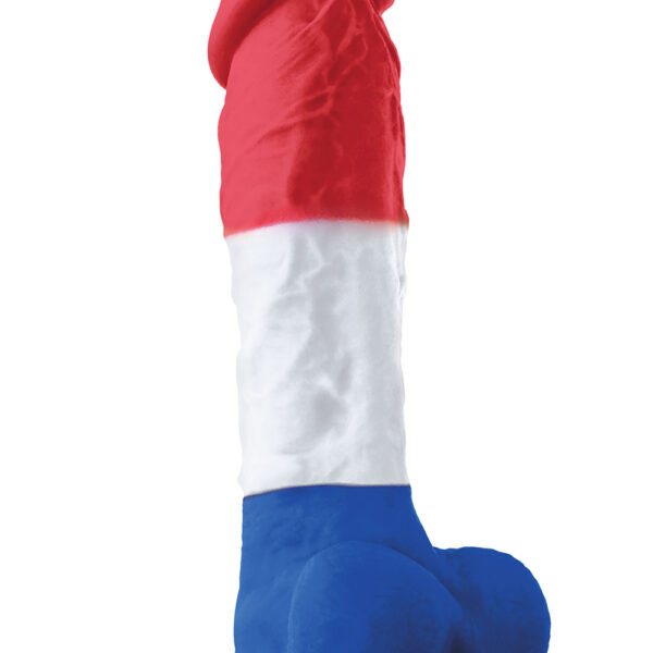Фалоімітатор силікон NS Novelties COLOURS PLEASURES TRICOLOR 8" DILDO