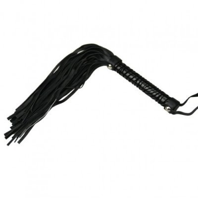 Флоггер DS Fetish Leopard flogger M black