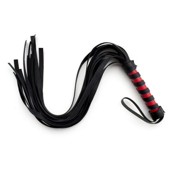 Флоггер DS Fetish Mini flogger black/red