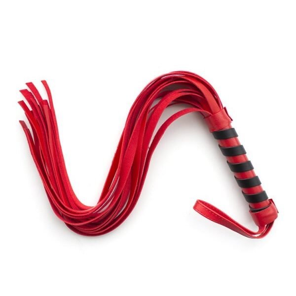 Флоггер DS Fetish Mini flogger red/black