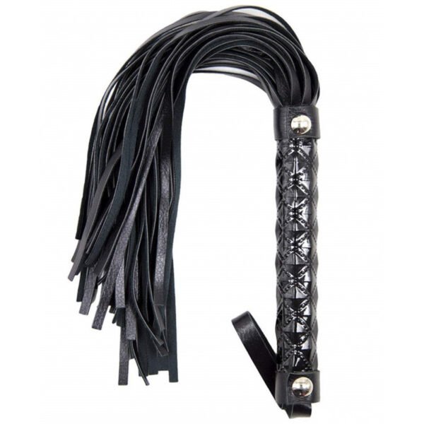 Флоггер металл DS Fetish Flogger black metal