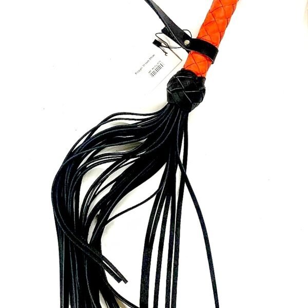 Флогер модель Flog3-35хвостів RED Натуральна шкіра