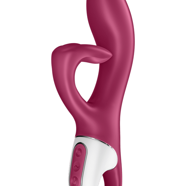 Гнучкий подвійний вібратор SATISFYER EMBRACE ME бордовий