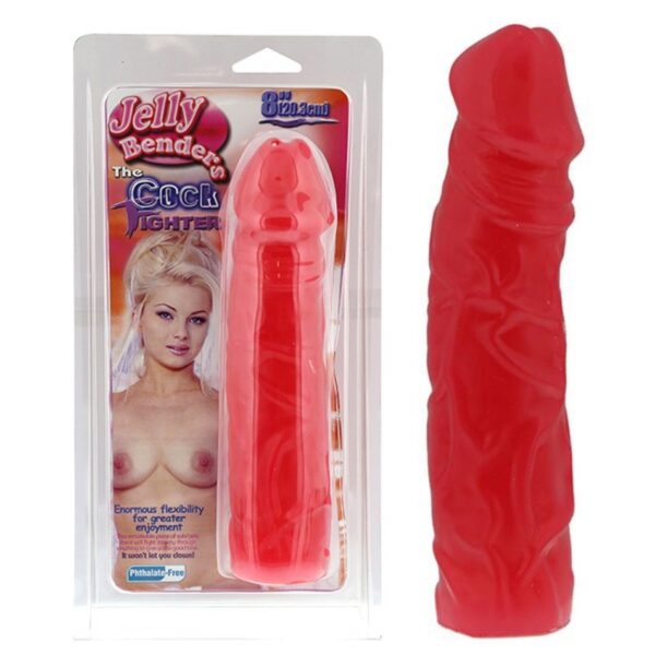 Фалоімітатор реалістичний JELLY BENDERS THE COCK FIGHTER 8 PINK