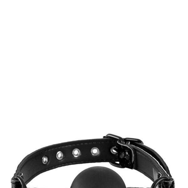 Кляп NS Novelties SINFUL SOFT SILICONE GAG BLACK