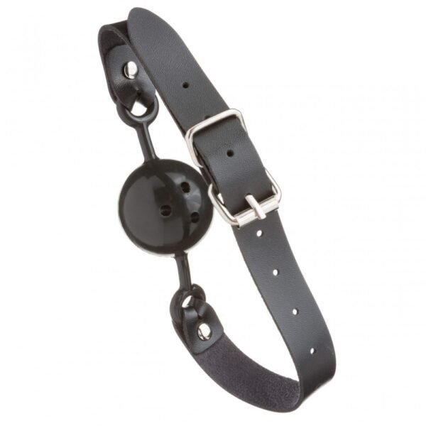 Кляп кулька латекс, чорний ремінь