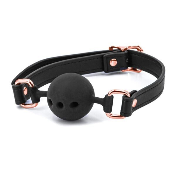 Кляп NS Novelties BONDAGE COUTURE BALL GAG BLACK