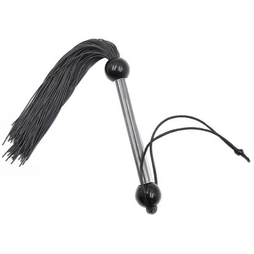 Батіг чорний, прозора ручка FLOGGER, 28 см