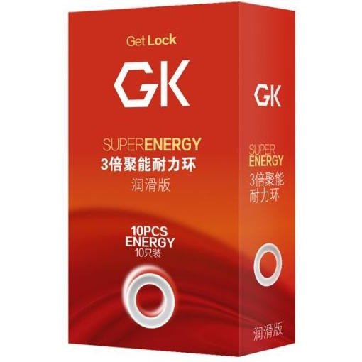 Кільце ерекційне Chisa Get Lock Super Energy, прозоре