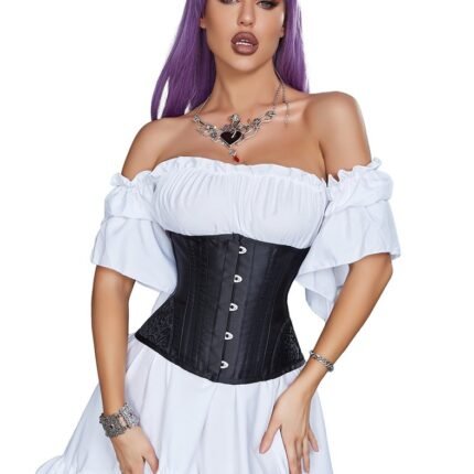 Корсет Star Night Corset з гачками та шнурівкою, чорний, M (без коробки)