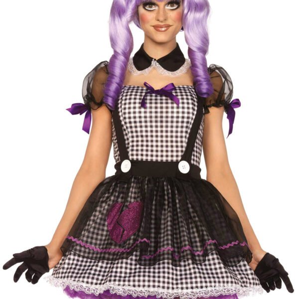 Костюм Доллі Leg Avenue Costume Dead Eye Dollie Black/White