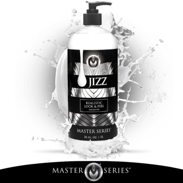 Кремоподібний Лубрикант з імітацією Сперми без запаху на водній основі Jizz Wit Glijmiddel - 1L