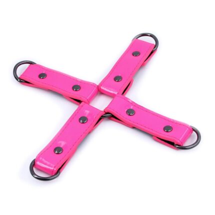 Хрестоподібна система фіксації NS Novelties Electra Hog Tie, рожевий