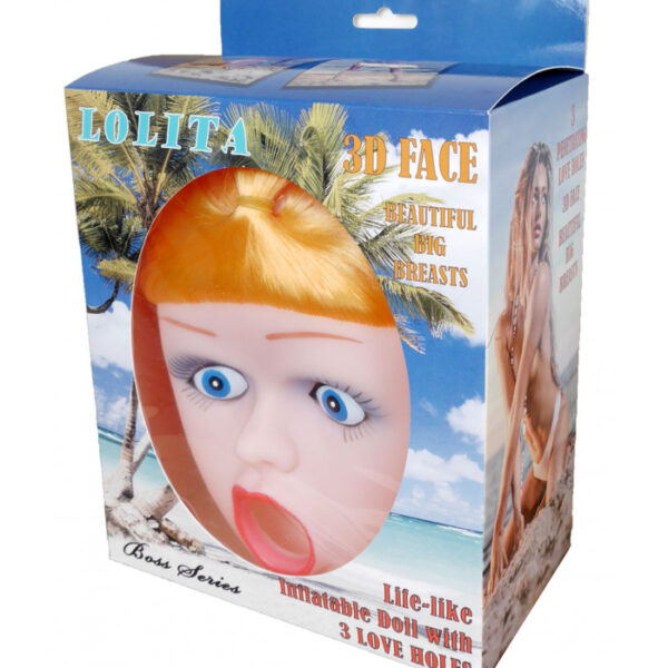 Лялька для сексу LOLITA з 3D обличчям, 3 отвори