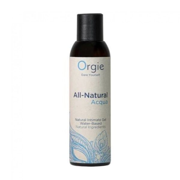 Лубрикант на водній основі гладкий та шовковистий ALL-NATURAL Acqua, 150 мл Orgie