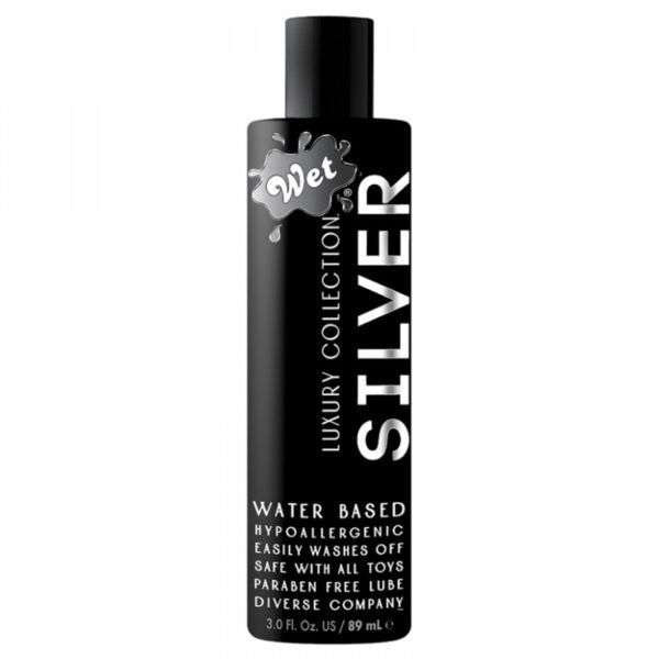 Лубрикант Wet Silver 89 мл, на водній основі, без парабенів