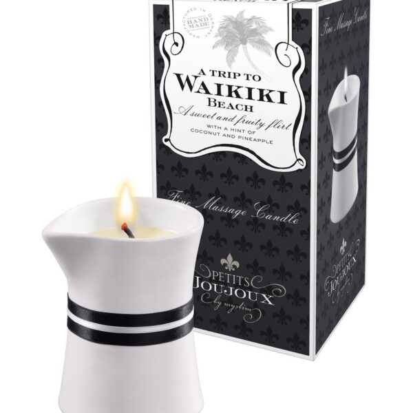 Масажна свічка "Подорож на пляж Ваїкікі", 120 грам