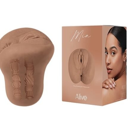 Маструбатор  реалістичний Alive Mia вагін та анус, бежевий, XL