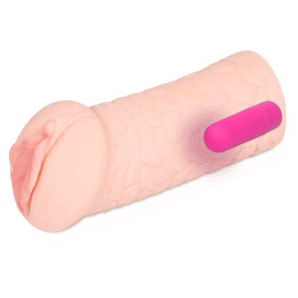 Маструбатор  реалістичний, з вібрацією Kokos Elegance 003, кібершкіра, 16. 2 х 6. 2 см