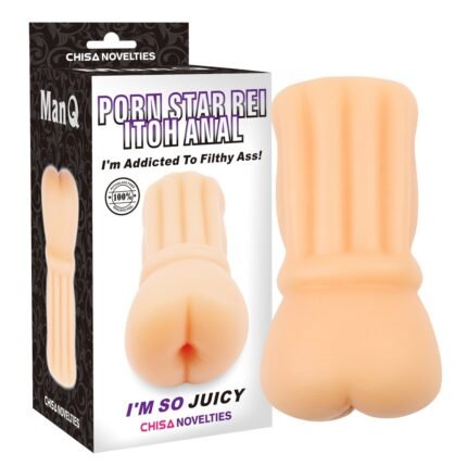 Маструбатор  Анус із вібрацією реалістичний Chisa Man Q Porn Star Rei Itoh Anal, тілесний