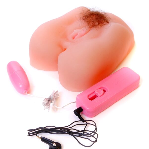 Мастурбатор з вібрацією BOSS SERIES Masturbator-Vagina & Anus - Vibrating