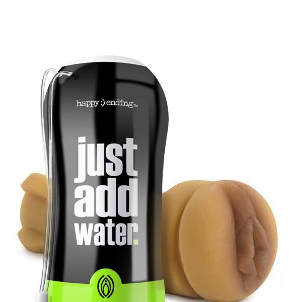 Маструбатор  Вагіна в колбі, що змащується Global Novelties Happy Endin, коричневий