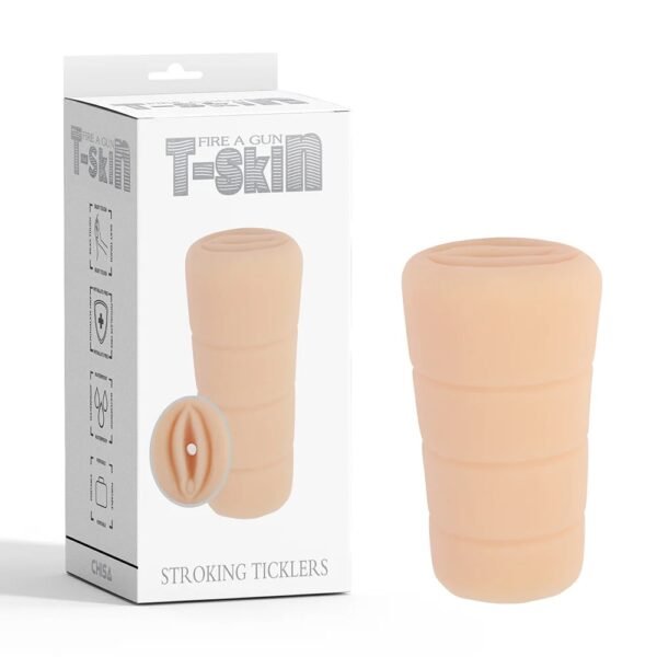 Маструбатор  вагіна Chisa T-Skin Stroking Ticklers із кібершкіри