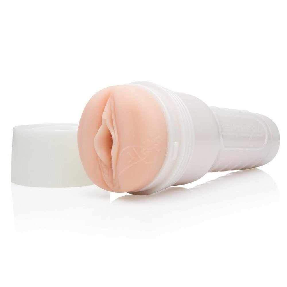 Маструбатор вагіна в колбі, кібершкіра, Fleshlight Dillion Harper, бежевий - Зображення 3