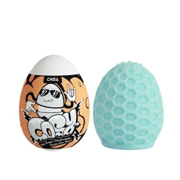 Маструбатор  яйце Chisa COSY Male tickler, блакитний 6 х 5 см