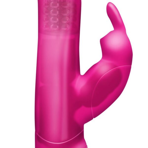 Вібратор-кролик Dorcel Baby Rabbit Pink з перлинним масажем і головкою, що обертається